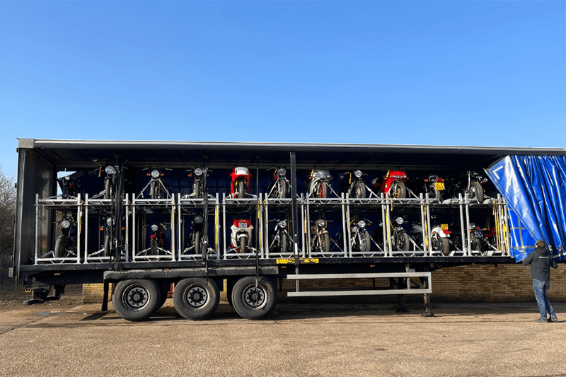 shipping a motorcycle from uk to usa