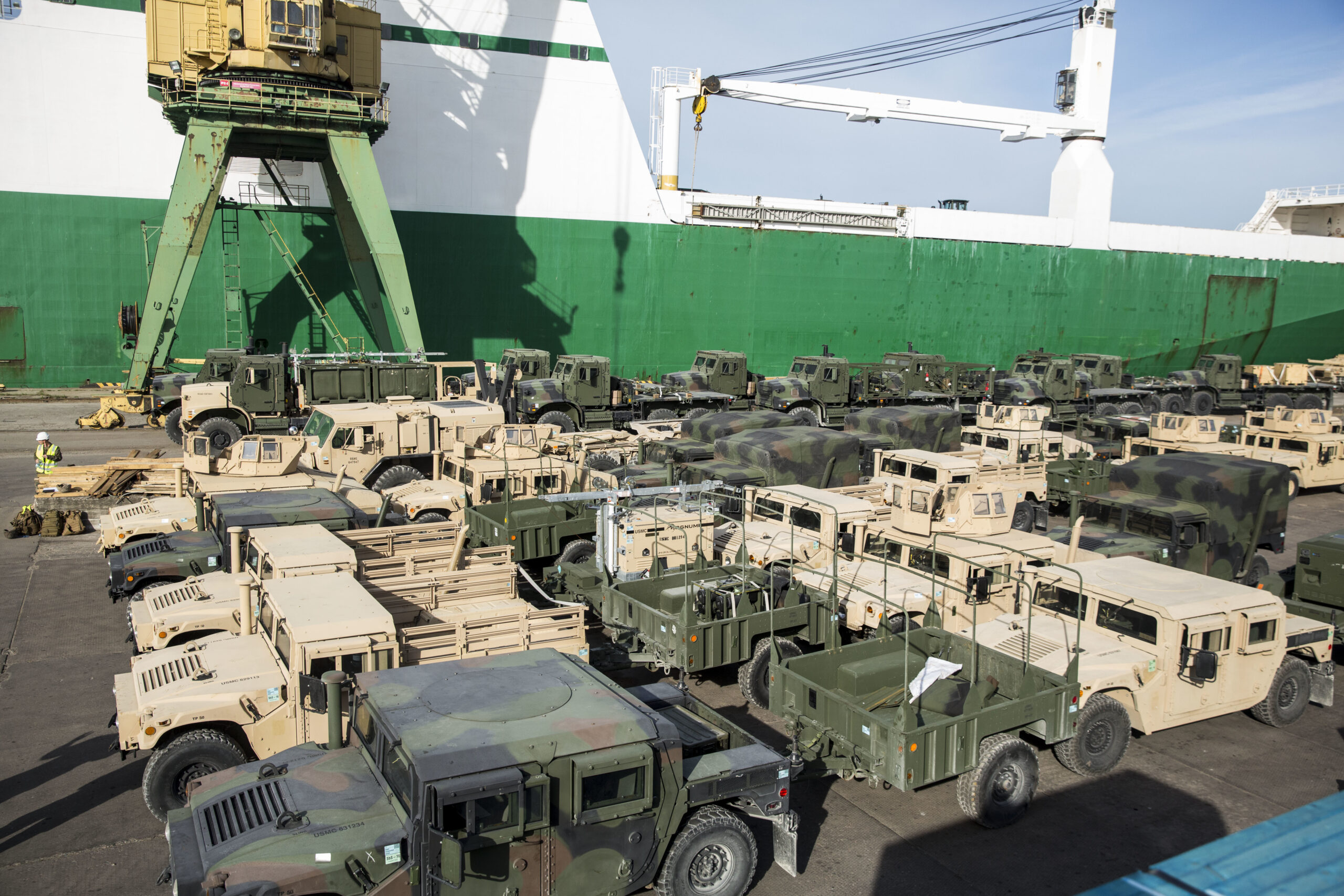 military vehicle shipping