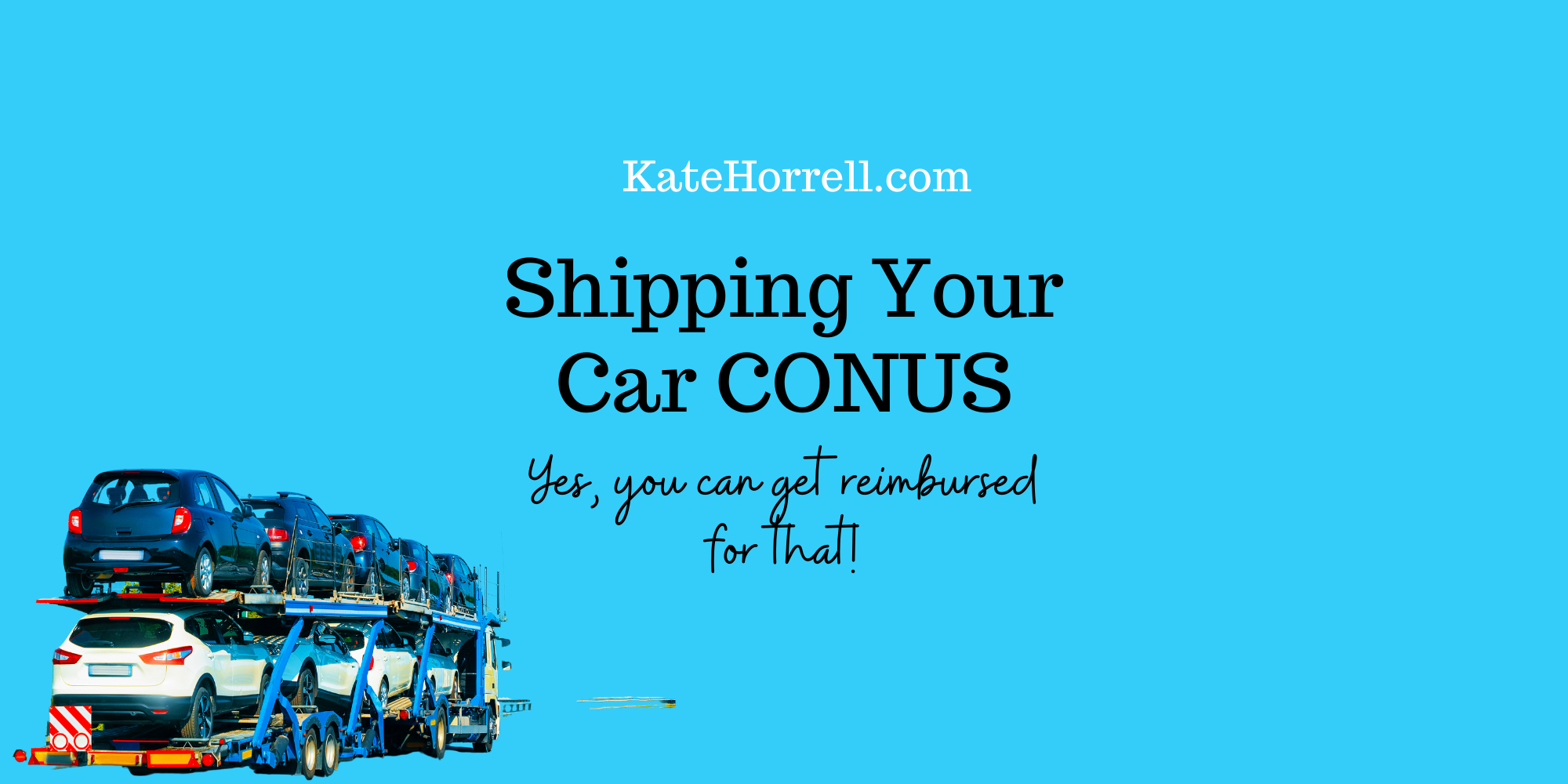 military pcs vehicle shipping conus